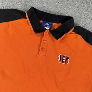 Vintage Reebok Cincinnati Bengals Shirt Mens XL NFL Football Polo Athletic 90s